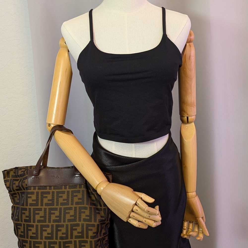 Fendi ZuccaTall Tote Bag